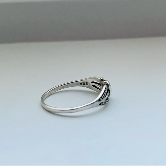 Sterling silver dainty turquoise ring - Picture 9 of 9